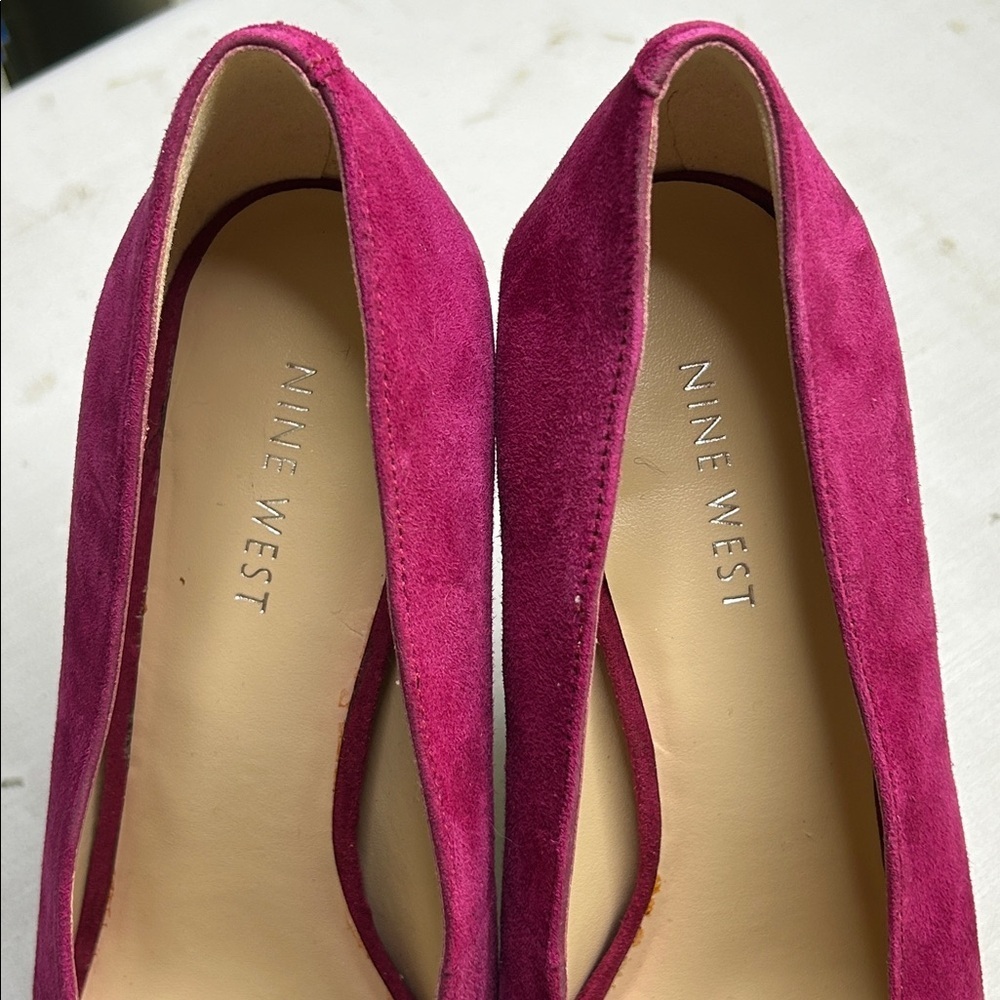 Nine West Julietteo Fuschia Heels - Picture 5 of 16